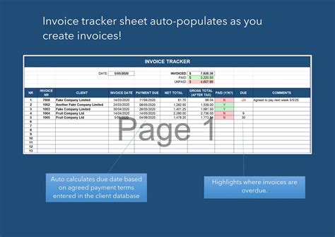 invoice template excel spreadsheet invoice tracker template invoice