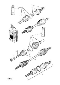 Opel CORSA B TIGRA A Front Axle And Suspension Opel EPC Online