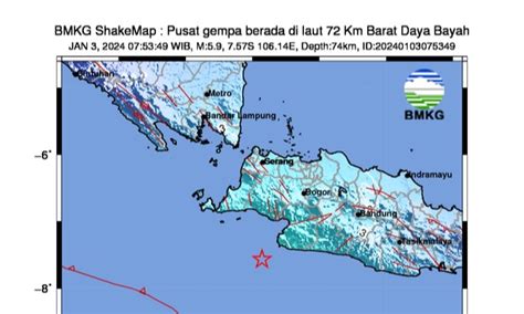 Gempa Magnitudo 5 9 Landa Banten