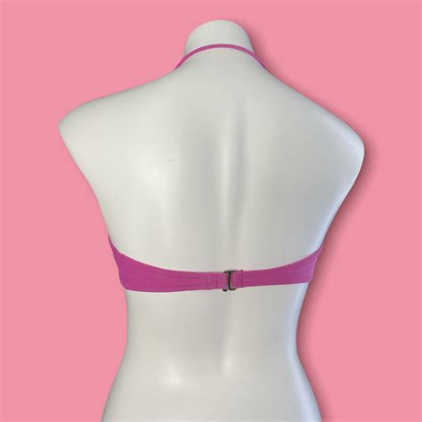 Victoria S Secret Women S Pink And Gold Bikini And Tankini Tops Depop