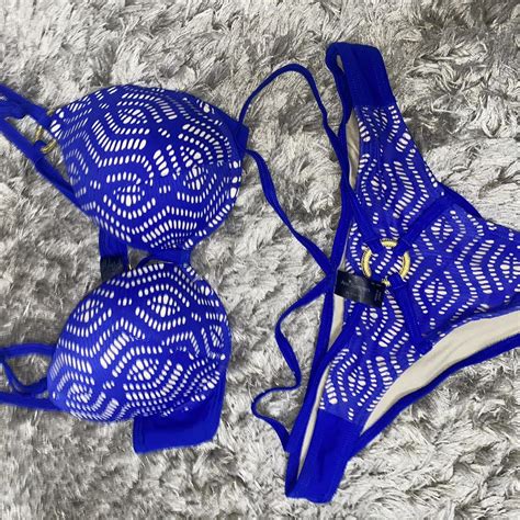 Ann Summers Royal Blue Bikini B C Top Depop
