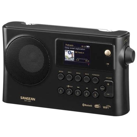 Sangean WFR-28BT DAB+ FM BT Portable Radio - Matt Black | BIG W