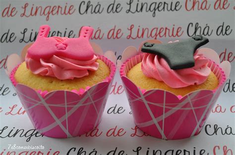 E Comerbiscoito Cupcakes Para O Ch De Lingerie