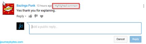 What Are Highlighted Comments In Youtube Journey Bytes