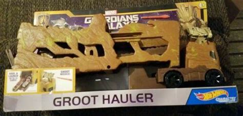 Guardians Of The Galaxy Hot Wheels Character Cars Groot Hauler Vehicle