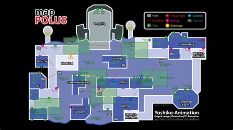 Artstation Among Us Maps Skeld Polus And Mira Hq Location Guide