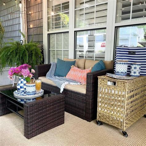 Outdoor Blanket Storage Ideas Soul And Lane