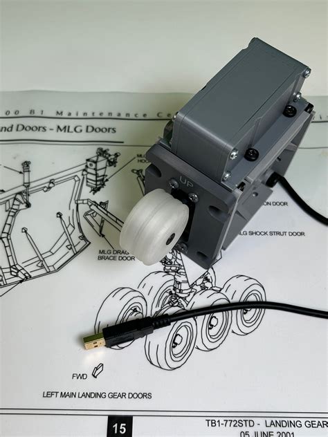 Flight Simulator Landing Gear Handle Generic Design For Home Built
