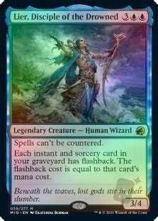 Lier Disciple Of The Drowned Innistrad Midnight Hunt English Foil