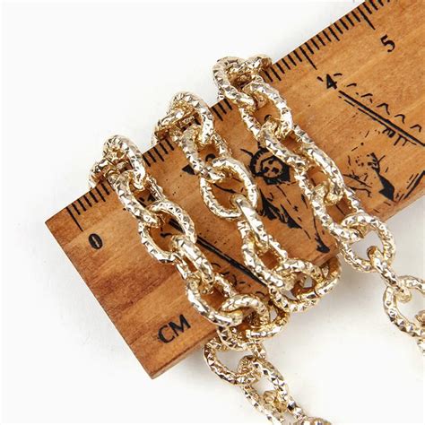 Цепочка из Алюминия длинной 1 метр, 2,3x9,2x14,5 мм | AliExpress