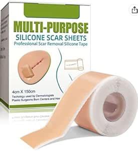 Silicone Scar Sheets Bande De Cicatrice Rouleau De Pansement En