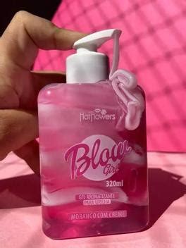 Blow Girl Gel Beijável para Virilha Morango Creme ml Hot Flowers hotflowers