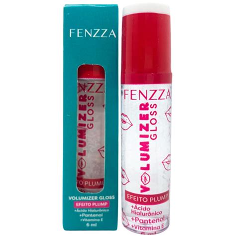 Gloss Labial Efeito Plump Volumizer Fenzza Atacado Maquiagem