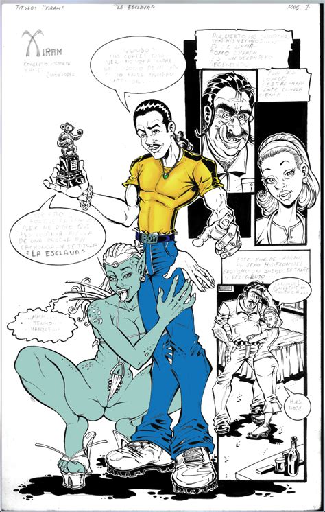XIRAM Pagina 01 Prueba De Color Historia LA ESCLAVA By Necronocimon Hentai Foundry