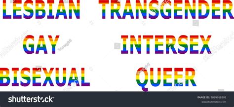 Lesbian Gay Bisexual Transgender Intersex Queer Stock Vector Royalty Free