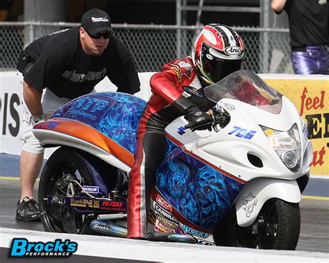 Ryan Schnitz Runs 7 06 On Nitrous Pro Street Suzuki Hayabusa Brocks