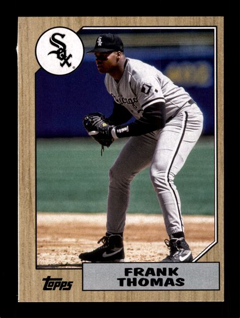 Topps Archives Frank Thomas Hof Chicago White Sox Ebay