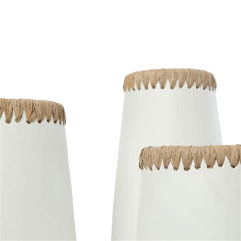 Jarr N Terracota Blanco Natural H Sneaky Maisons Du Monde