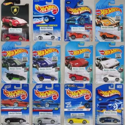 Jual Hotwheels Hot Wheels Tooned 25th Anniversary Lamborghini Countach Tooned Edisi Lamborghini