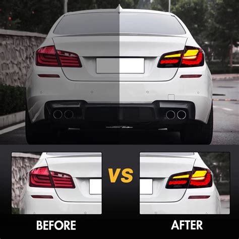 Ee SHOPVLAND OLED Tail Lights Compatible For BMW 5 Series F10 F18 Light