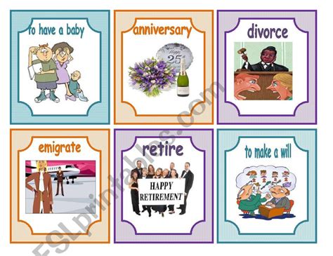 Life events flashcards part 2(12.07.2011)