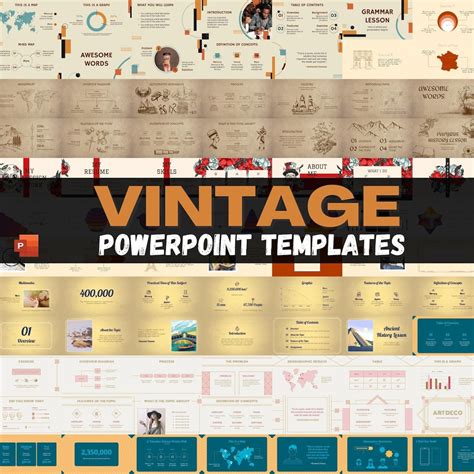 Vintage Powerpoint Templates Bundle Vintage Presentation Template ...