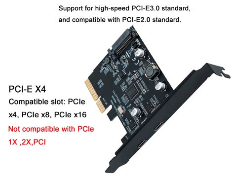 Tropro Pci Express X To Usb Gen Gbps Port Type C