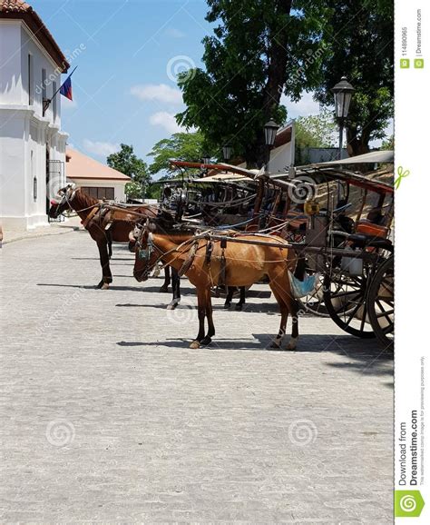 Kalesa Stock Image Image Of Transportation Philippines 114890965