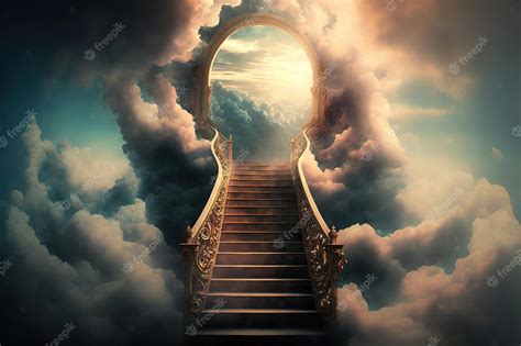 Premium Photo | Stairway to heaven