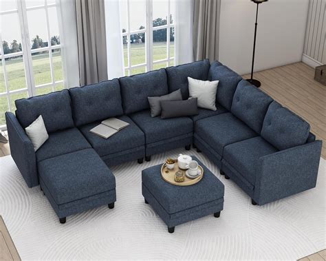 Amazon Llappuil Modular Sectional Sofa With Reversible Chaise U