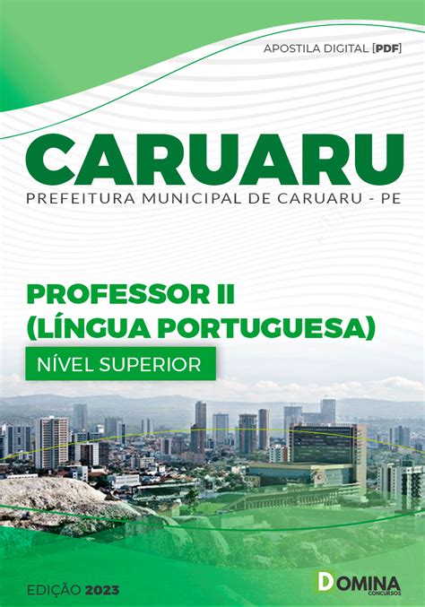 Apostila Caruaru Pe Prof Ii L Ngua Portuguesa Domina