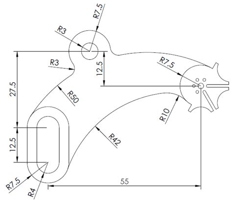 Autocad 2d Drawing Exercise