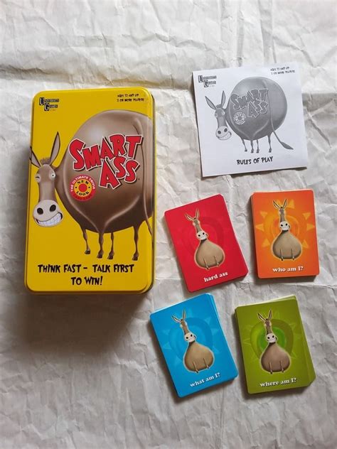 Smart Ass Card Game Tin Box Hobbies Toys Toys Games On Carousell