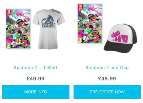 Nintendo Store Uk Gets The Coolest Pre Order Bonuses R Splatoon