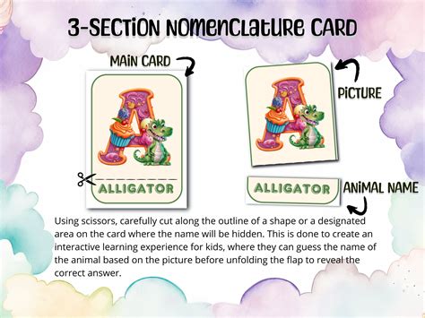 Animal Alphabet Printable, ABC Printable Flashcards, Montessori Toddler