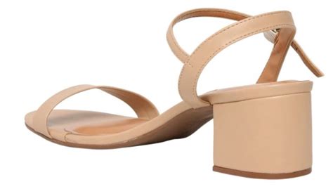 Sand Lia Feminina Salto Grosso Tiras Vizzano Nude