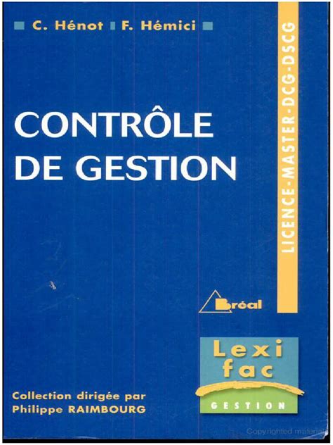 Contrôle de Gestion | PDF 