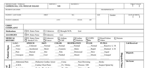 Ems Report Forms