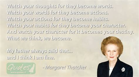 Margaret Thatcher Quotes On Thinking Quotesgram