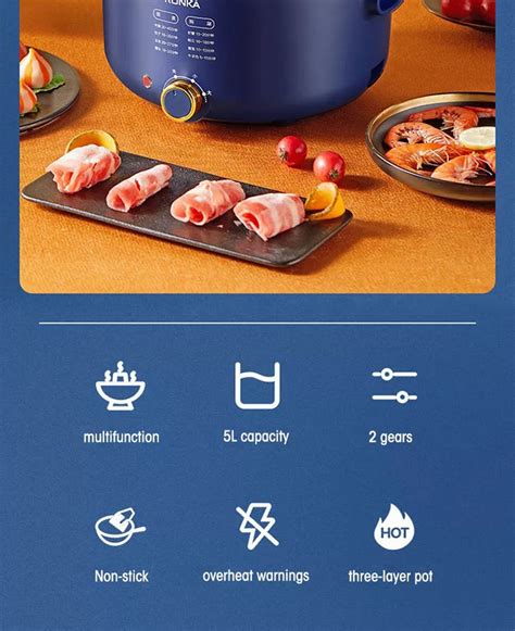 Clearance Salekonka Electric Hot Pot Multifunction L Rm Coupon Ends August St Kzg