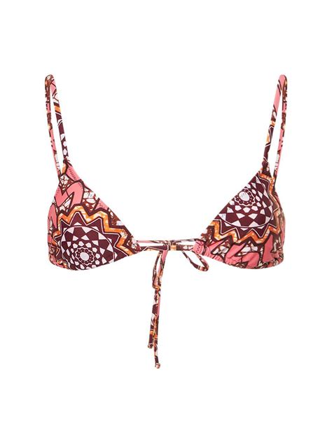 Buy Tropic Of C Equator Skinny String Bikini Top Pink Multi At