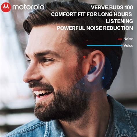 Motorola VerveBuds 100 หูฟังไร้สายใส่สบาย ออกกำลังกายได้ไม่หวั่น