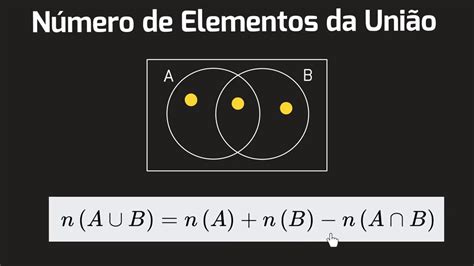 ⭕ Número De Elementos Da União De Dois Conjuntos Youtube