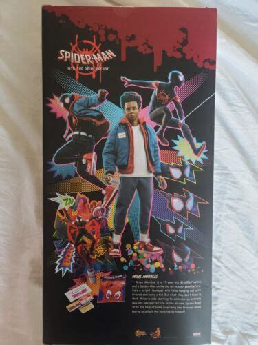 Hot Toys Spider Man Into The Spider Verse Miles Morales Figure Scale Mms