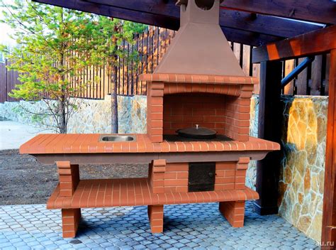 Печка мангал из кирпича для дачи (67 фото) - красивые картинки и HD фото