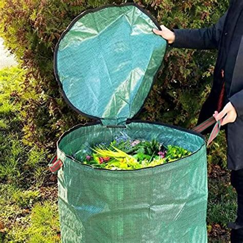 Big Jardinage Dechets Bag Sac Jardinage Dechets Avec Poignées Pliables