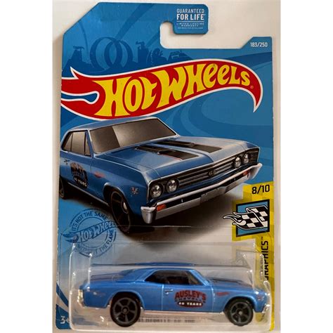 Hot Wheels Hw Speed Graphics Chevelle Ss Blue Shopee