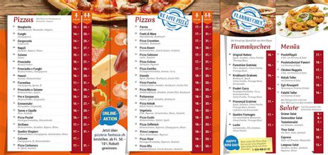 Menu At Ilfis Pizzakurier Takeaway Langnau Im Emmental