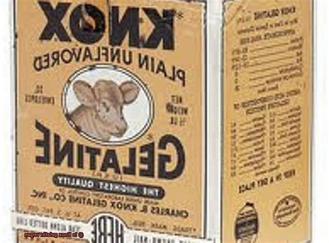 Is Knox gelatin vegan? - Pastime Bar And Grill