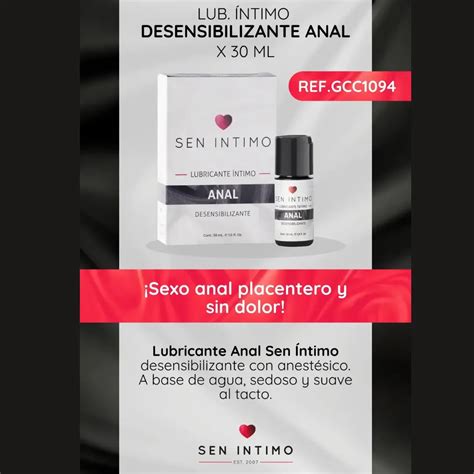 Lubricante Anal Desensibilizante Sen Intimo Luegopago